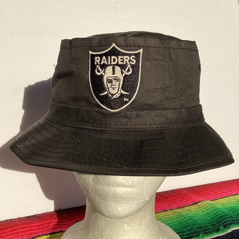 Vintage universal Hat Las Vegas Raiders bucket hat Oakland Raiders NFL football